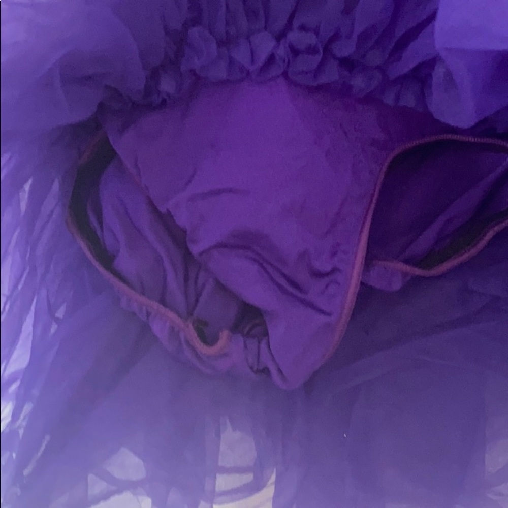 Purple Velvet Dance Costume - Picture 4 of 6